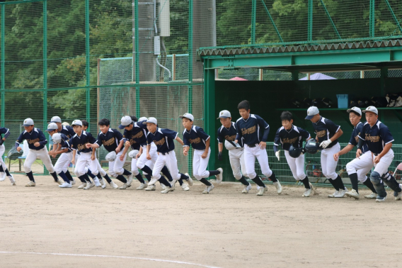 北広島町旗争奪広島北ﾘﾄﾙｼﾆｱ野球大会に参加しました